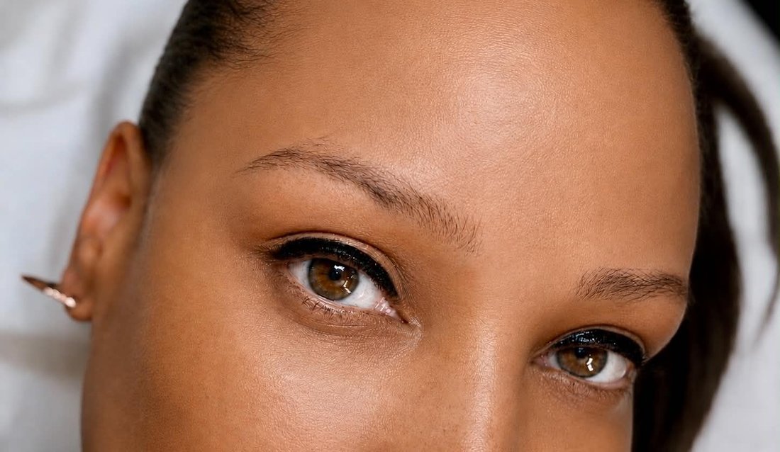 Ombré Brows before